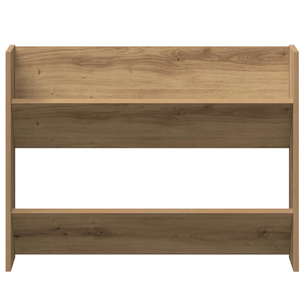 Cipőszekrény 2 db 81 x 18 x 60 cm Szerelt Fa Artisan tölgy