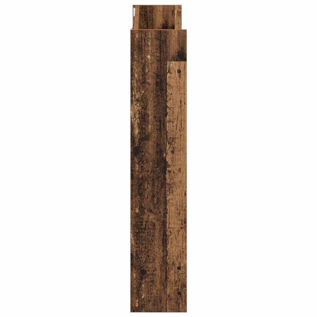 Cipőszekrény 2 db 84 x 18 x 90 cm Szerelt Fa Régi fa