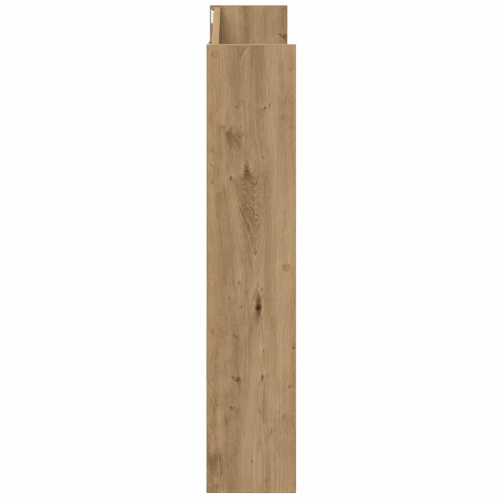 Cipőszekrény 2 db 85 x 18 x 90 cm Szerelt Fa Artisan tölgy