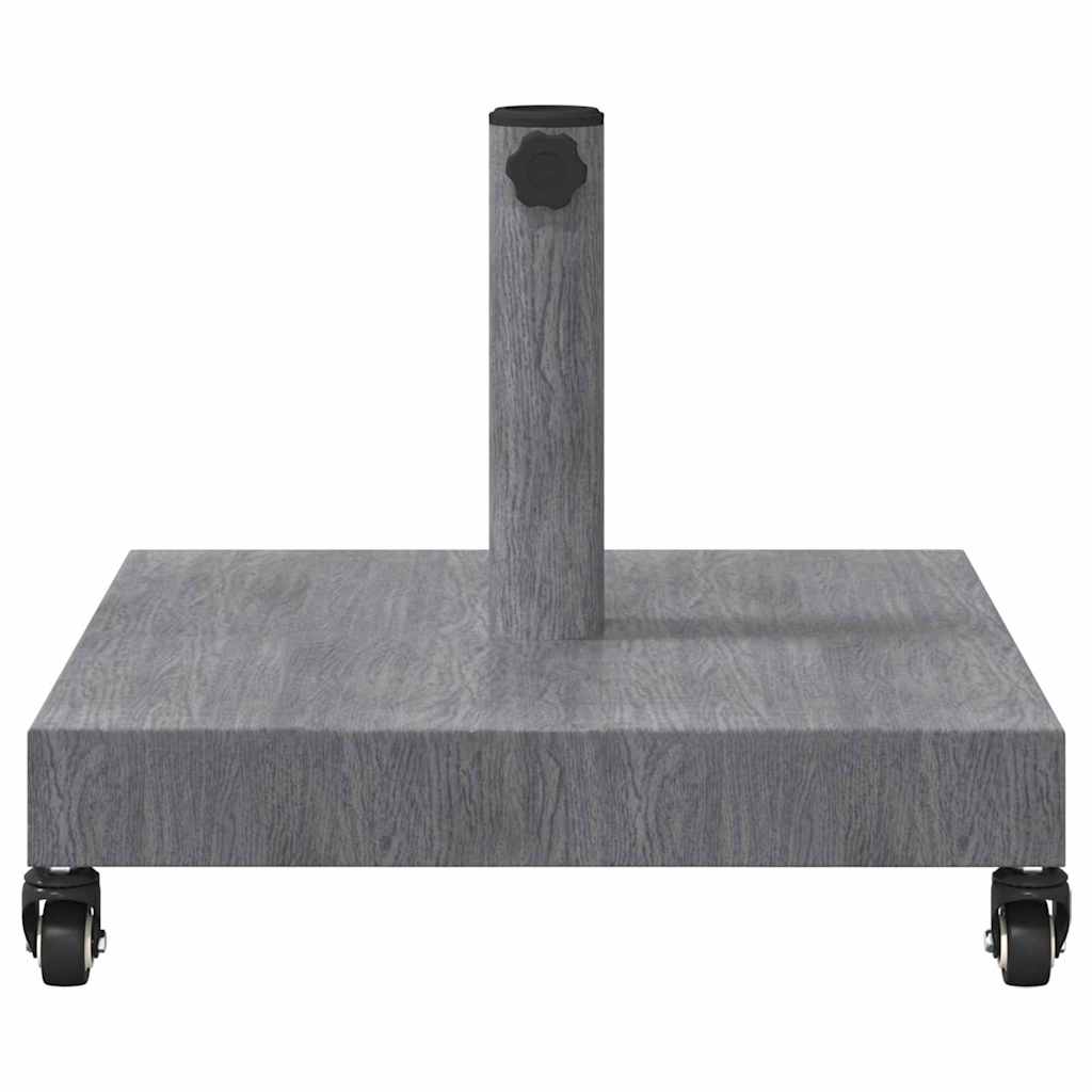 Napernyőtalp Sötétszürke fa hatás 45 x 45 x 31,5 cm
