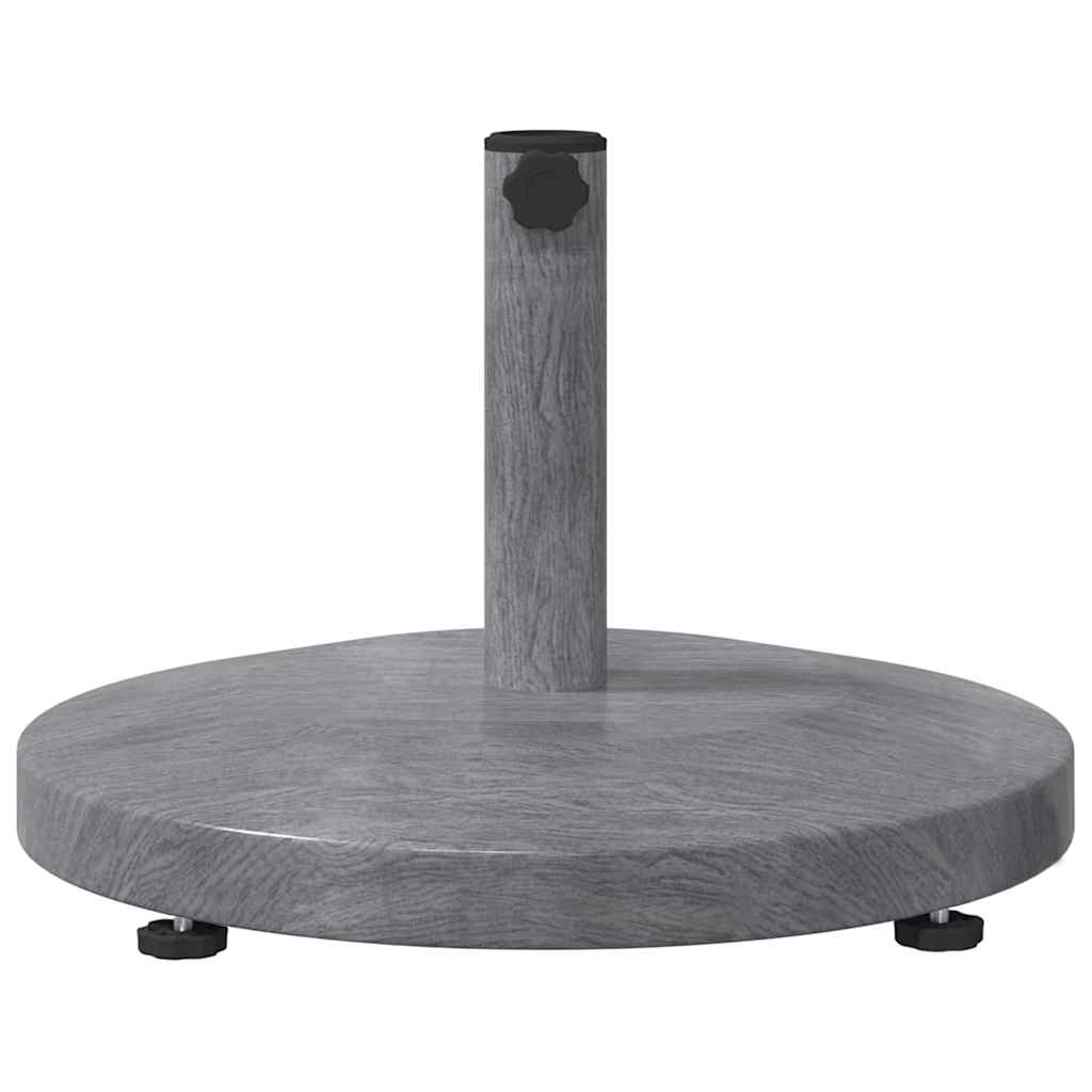 Napernyőtalp Sötétszürke fa hatás 48 x 48 x 32 cm