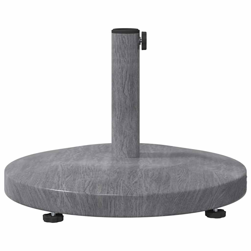 Napernyőtalp Sötétszürke fa hatás 48 x 48 x 32 cm