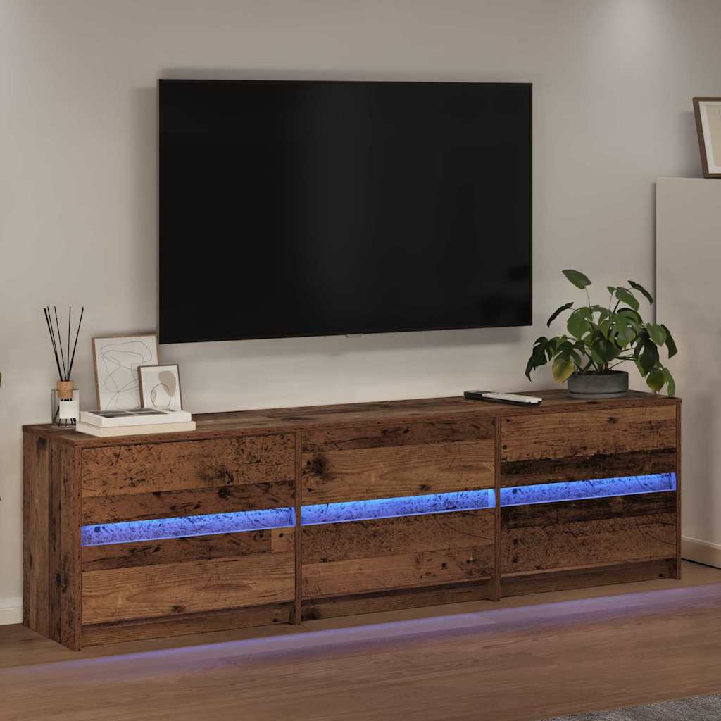 TV egységek 180 x 34 x 50 cm Öreg fa Szerelt Fa