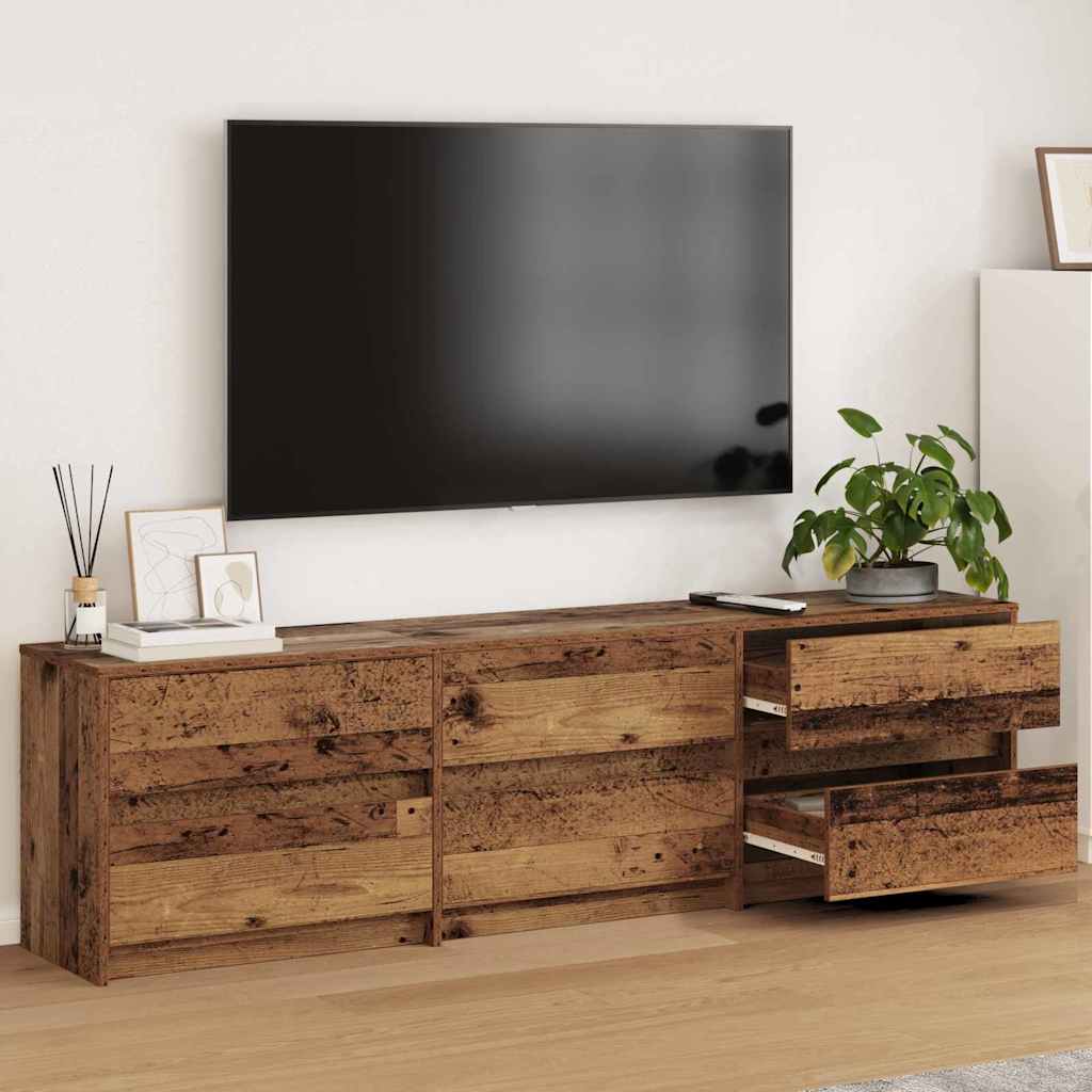 TV egységek 180 x 34 x 50 cm Öreg fa Szerelt Fa