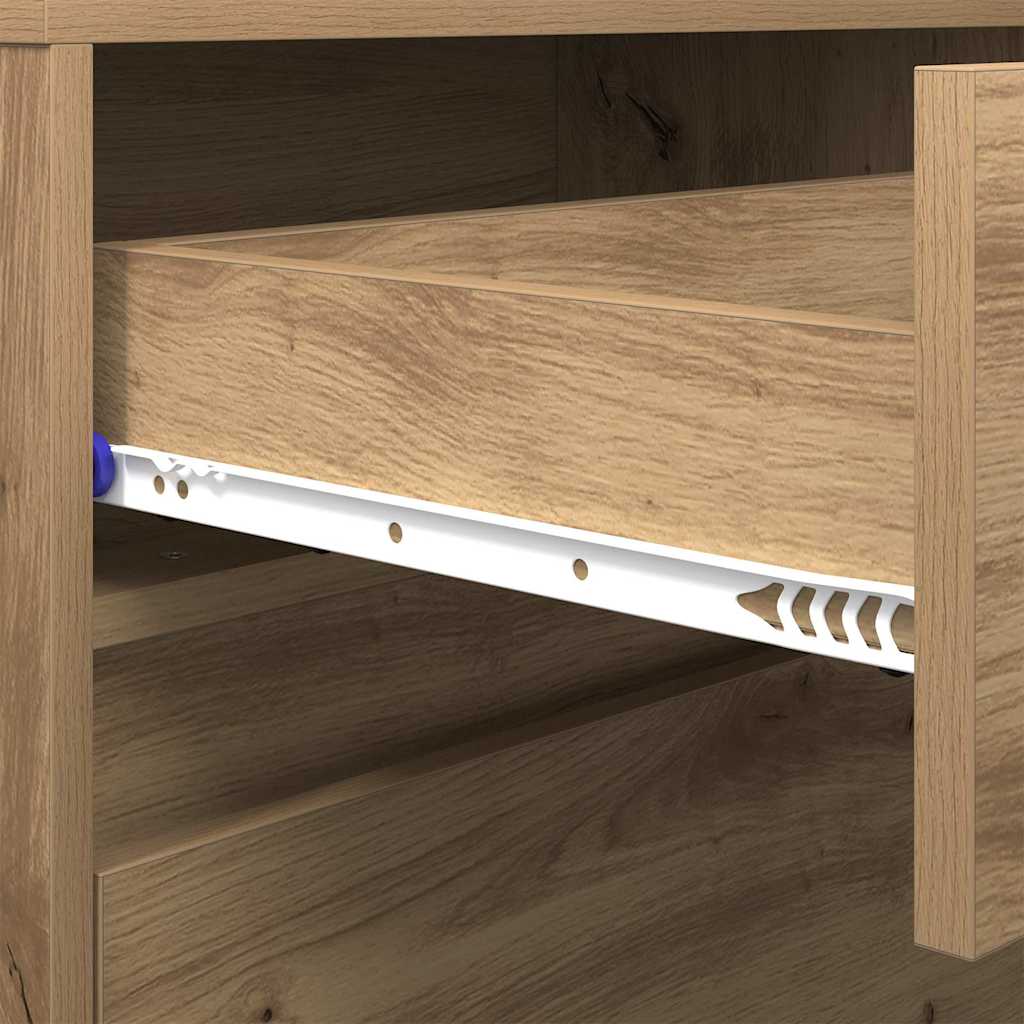 TV egységek 2 pcs Artisan tölgy Szerelt Fa