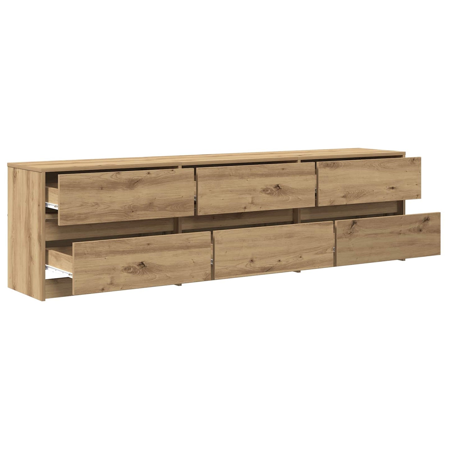 TV egységek 2 pcs Artisan tölgy Szerelt Fa