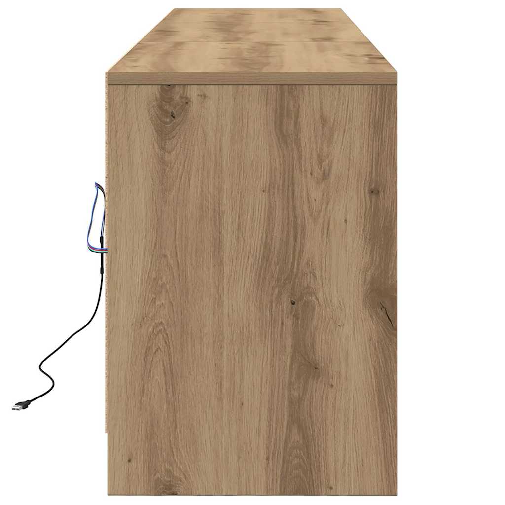 TV egységek 2 pcs Artisan tölgy Szerelt Fa