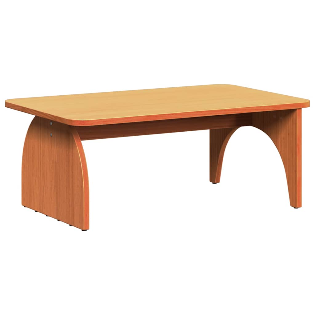 Dohányzóasztal Faggyú barna 80 x 50 x 31 cm Tömör fenyőfa