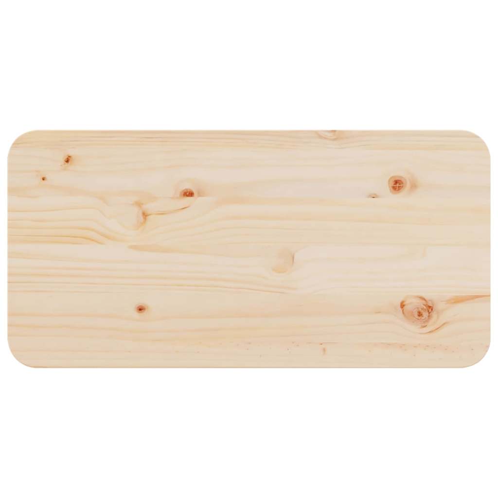 Dohányzóasztal Természetes 80 x 39,5 x 33,5 cm Tömör fenyőfa