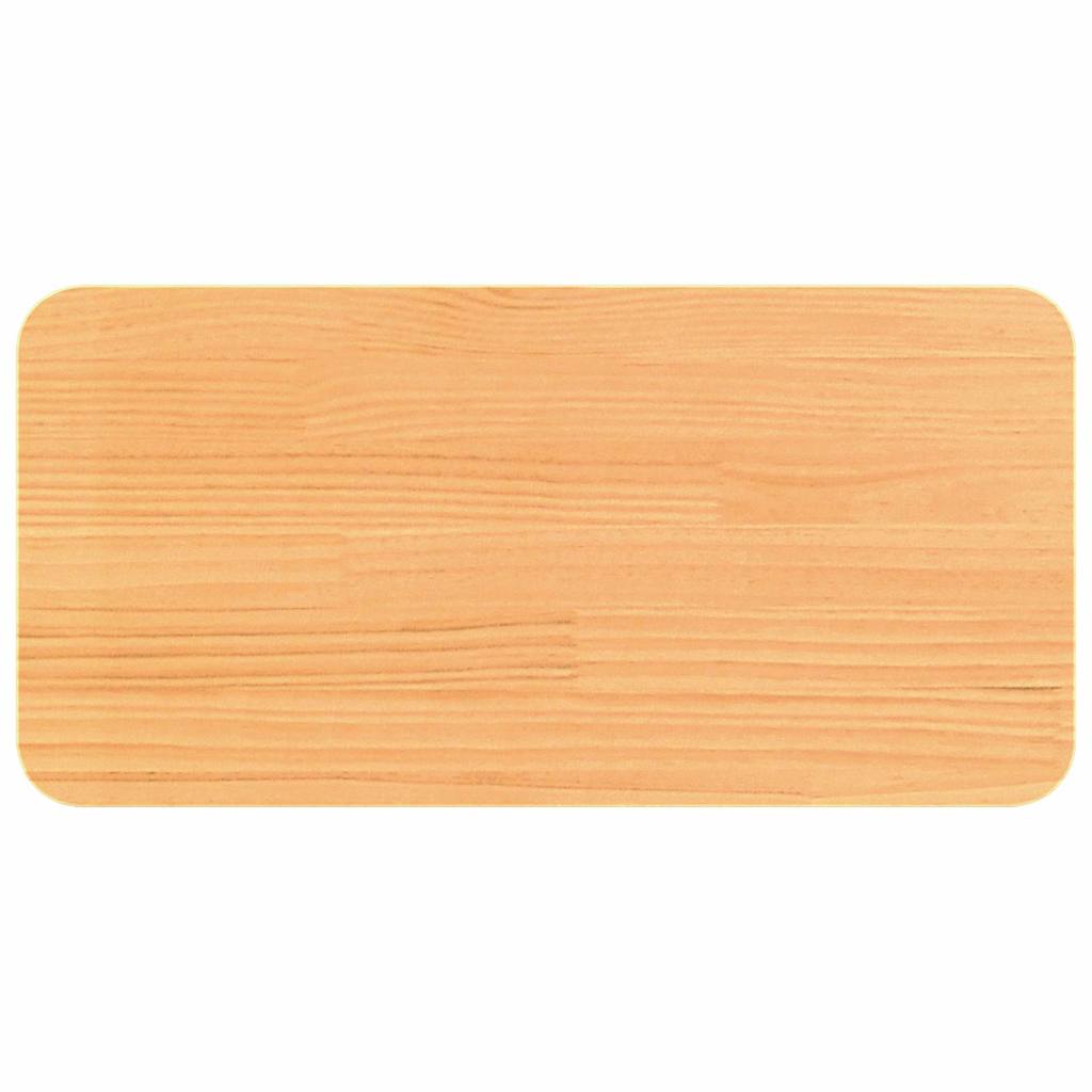 Dohányzóasztal Faggyú barna 80 x 39,5 x 33,5 cm Tömör fenyőfa