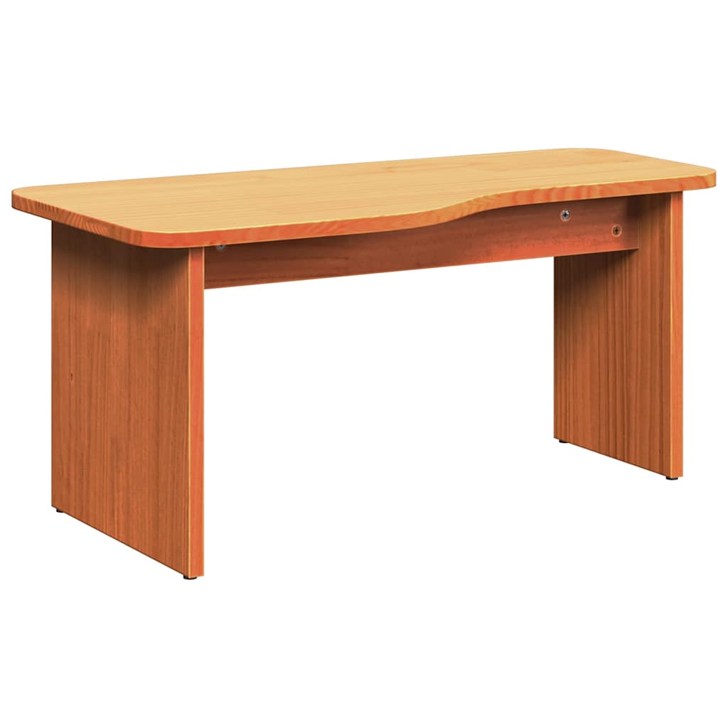 Dohányzóasztal 2 pcs Faggyú barna Tömör fenyőfa