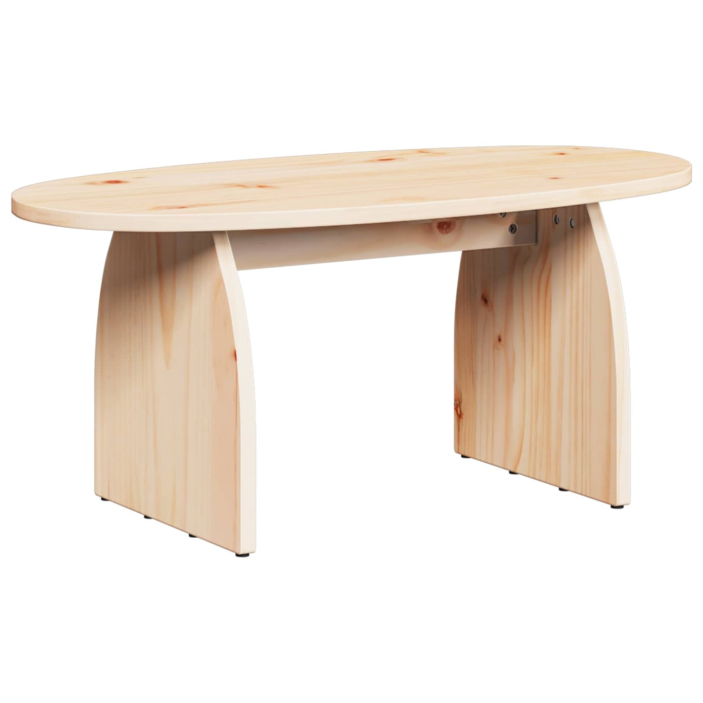 Dohányzóasztal Barna 80 x 40 x 35 cm Tömör fenyőfa