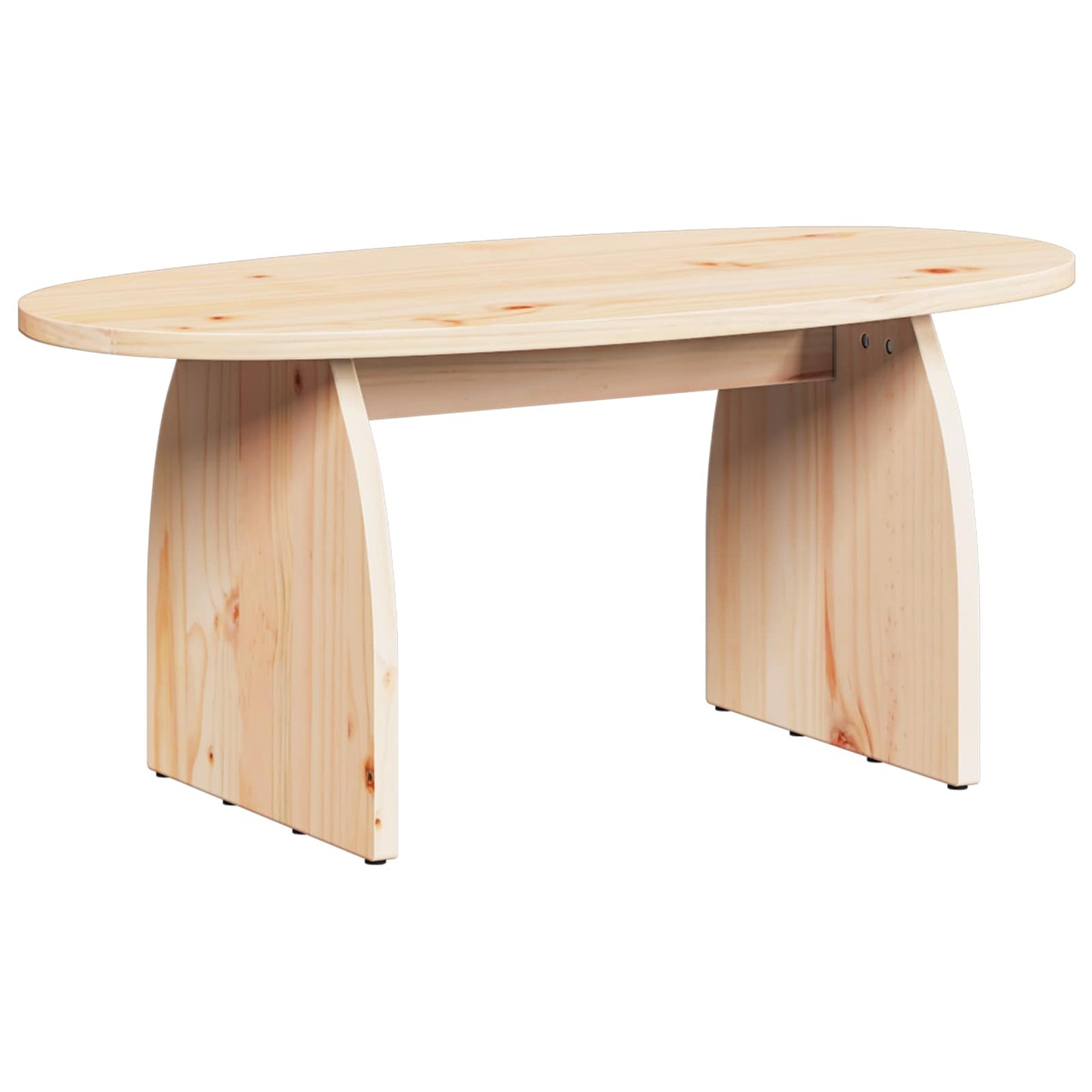 Dohányzóasztal Barna 80 x 40 x 35 cm Tömör fenyőfa