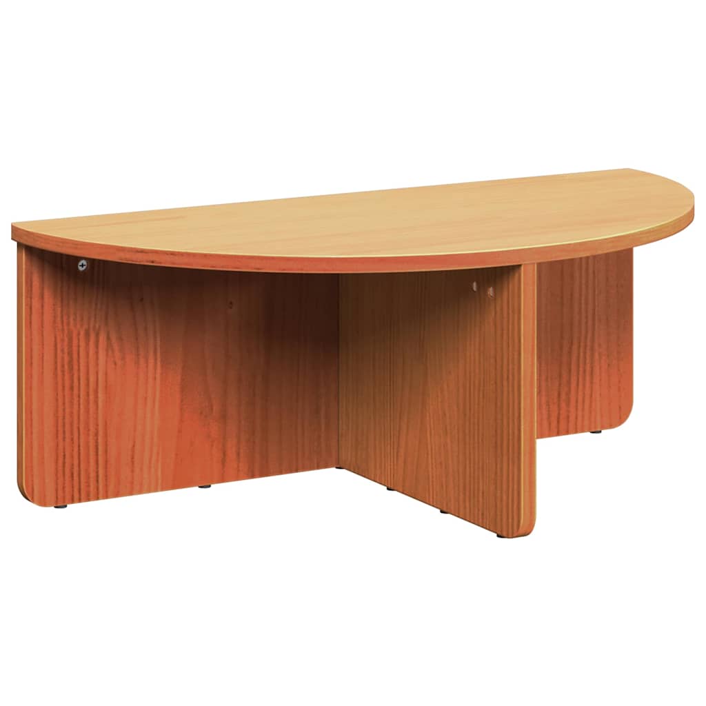 Dohányzóasztal 2 pcs Faggyú barna Tömör fenyőfa