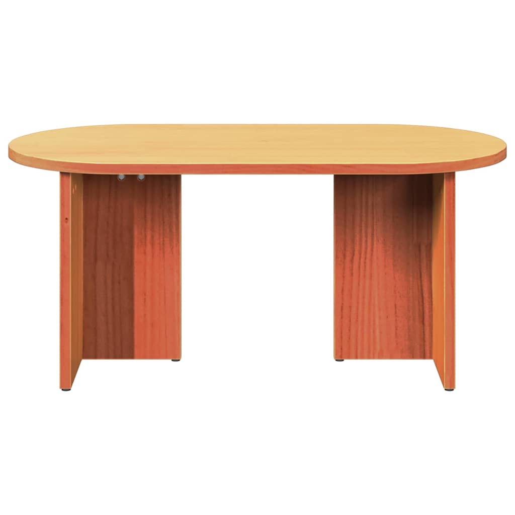 Dohányzóasztal Faggyú barna 80 x 39,5 x 35 cm Tömör fenyőfa