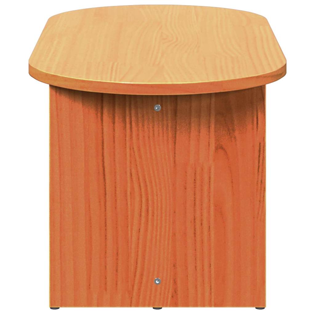 Dohányzóasztal Faggyú barna 80 x 39,5 x 35 cm Tömör fenyőfa