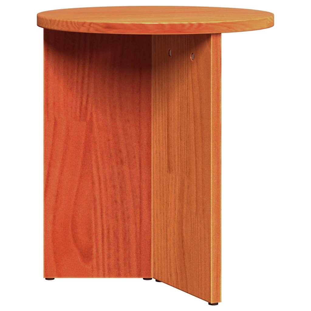 Dohányzóasztal 2 pcs Faggyú barna Tömör fenyőfa