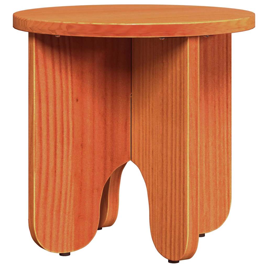 Dohányzóasztal 2 pcs Faggyú barna Tömör fenyőfa