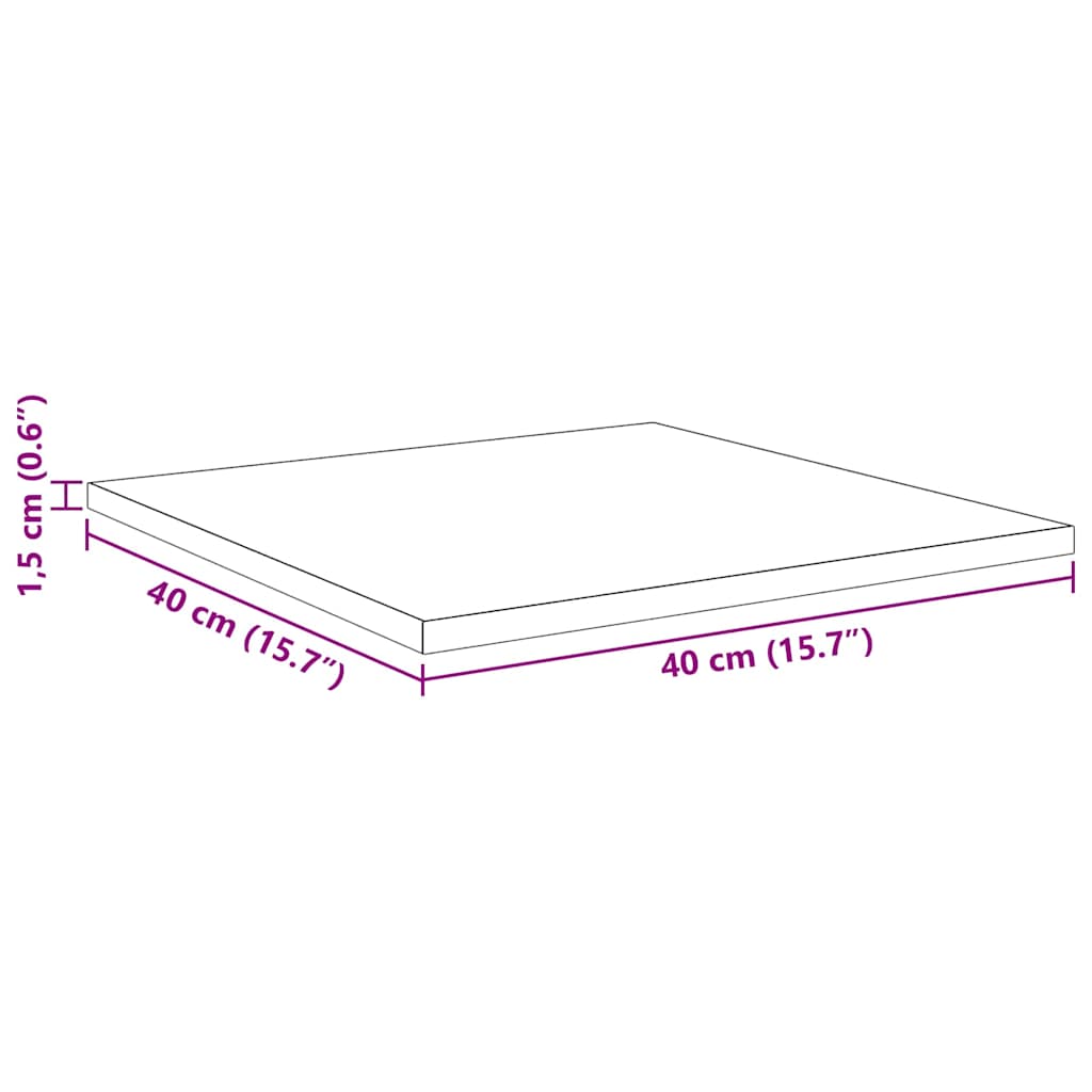 Polcos könyvespolc 3 szintes 4 pcs 40 x 40 x 1,5 cm Szerelt Fa