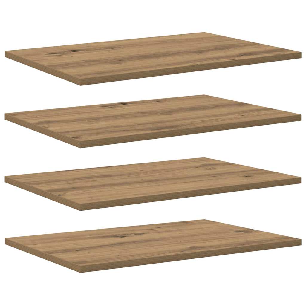 Polcos könyvespolc 3 szintes 4 pcs 60 x 40 x 1,5 cm Szerelt Fa