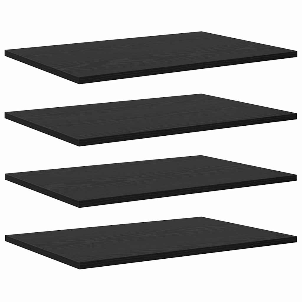 Polcos könyvespolc 3 szintes 4 pcs 60 x 40 x 1,5 cm Szerelt Fa
