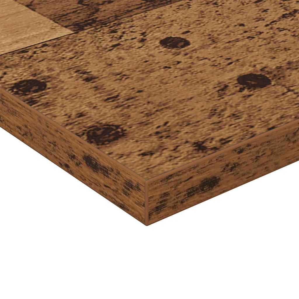 Polcos könyvespolc 3 szintes 4 db 80 x 20 x 1,5 cm Szerelt Fa