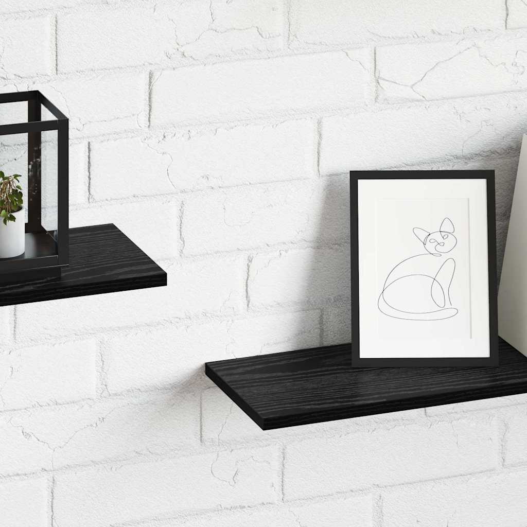 Polcos könyvespolc 3 szintes 4 db 80 x 20 x 1,5 cm Szerelt Fa
