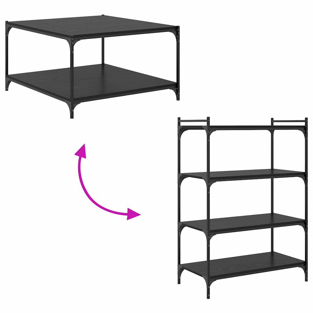 Polcos könyvespolc 3 szintes 4 pcs 80 x 40 x 1,5 cm Szerelt Fa
