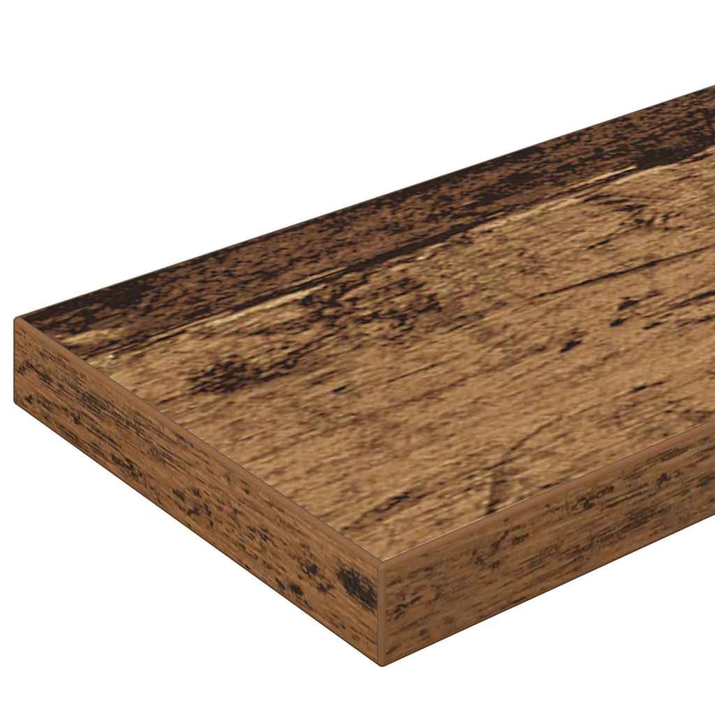 Polcos könyvespolc 3 szintes 4 pcs 100 x 10 x 1,5 cm Szerelt Fa