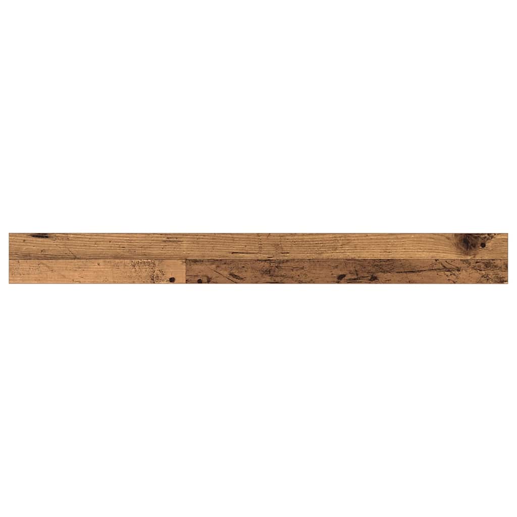 Polcos könyvespolc 3 szintes 4 pcs 100 x 10 x 1,5 cm Szerelt Fa