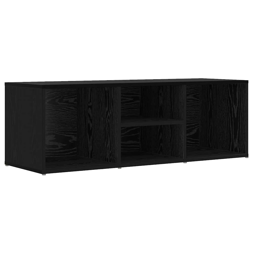Cipőpad 102 x 35 x 35 cm Szerelt Fa Fekete tölgy