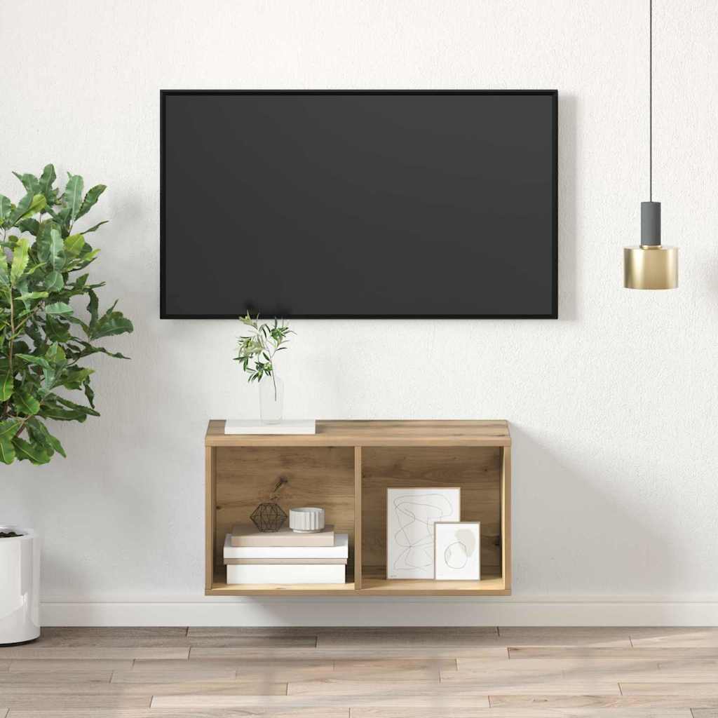 TV szekrény garnitúra 37 x 37 x 72 cm Artisan tölgy Szerelt Fa