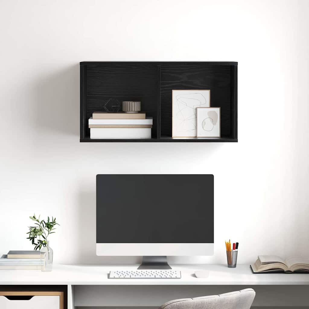 TV szekrény garnitúra 37 x 37 x 72 cm Fekete tölgy Szerelt Fa