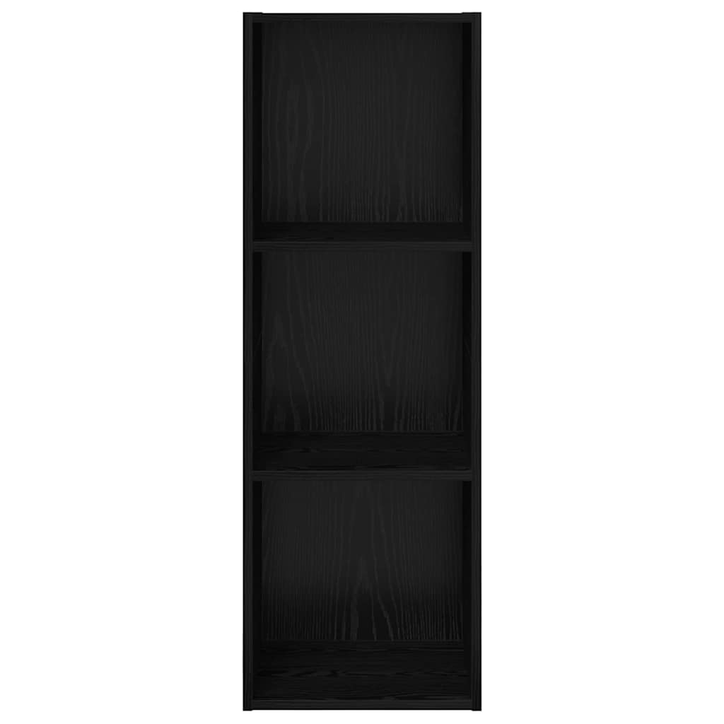 TV szekrény garnitúra 37 x 37 x 107 cm Fekete tölgy Szerelt Fa