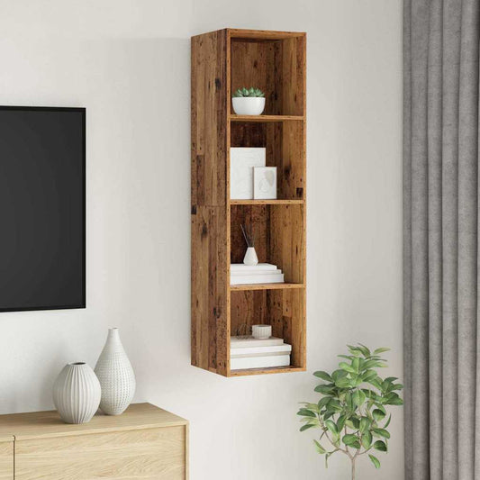 TV szekrény garnitúra Öreg fa 37 x 37 x 142,5 cm Faanyag
