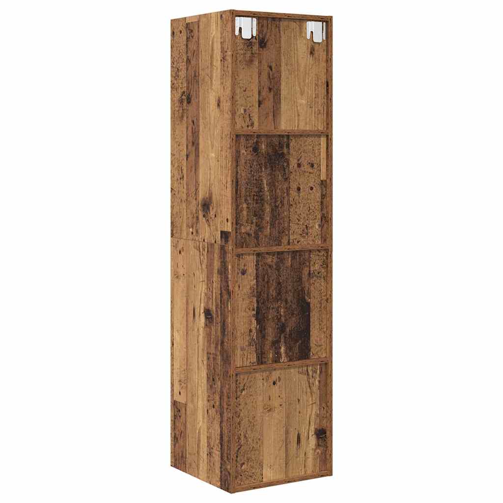 TV szekrény garnitúra 37 x 37 x 142,5 cm Öreg fa Szerelt Fa
