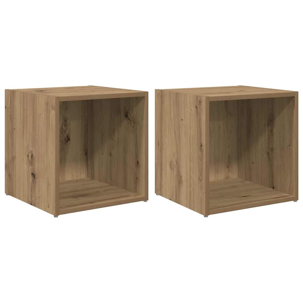 TV szekrény garnitúra 2 pcs Artisan tölgy Szerelt Fa