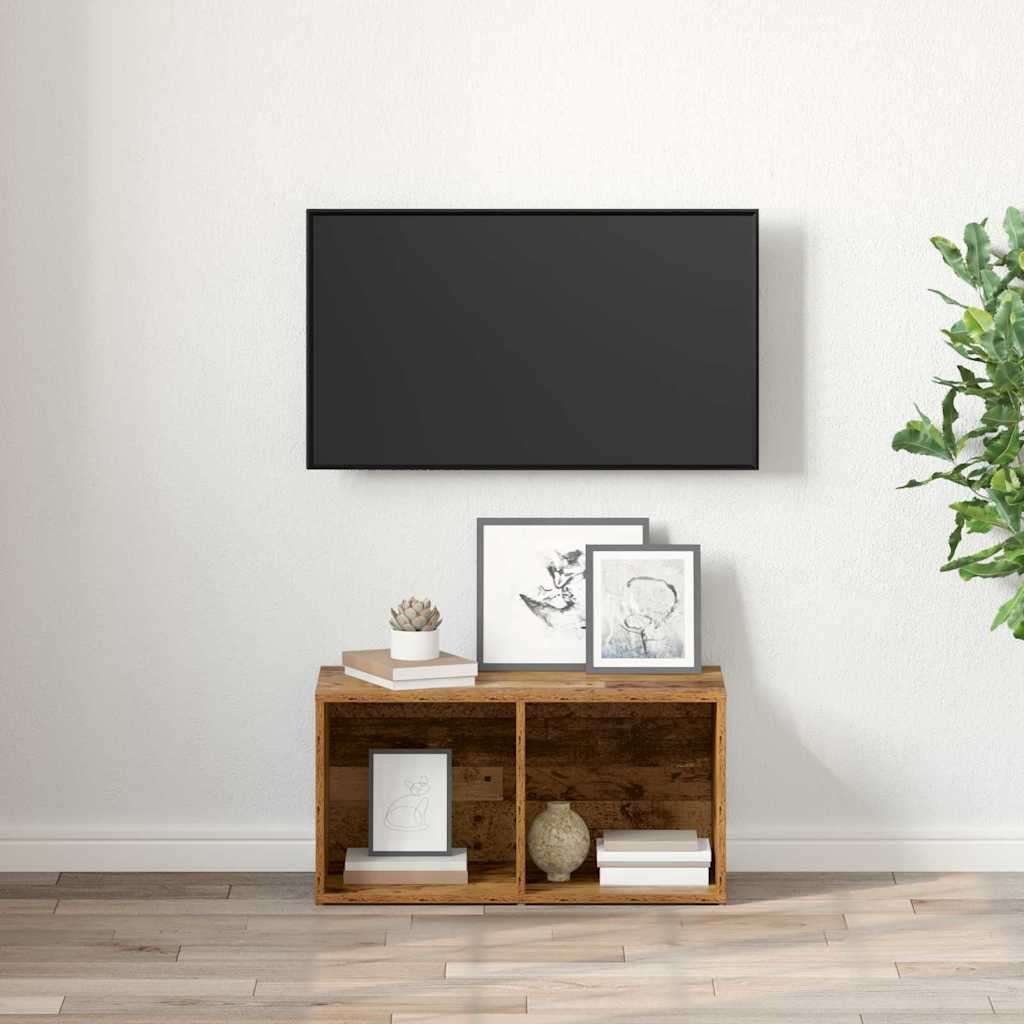 TV szekrény garnitúra 72 x 35 x 37 cm Barna Szerelt Fa