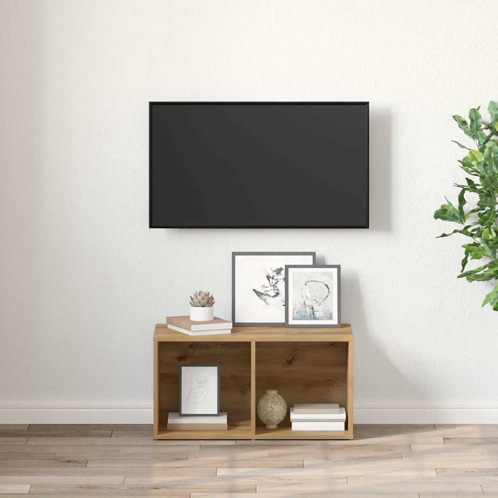 TV szekrény garnitúra 72 x 35 x 37 cm Barna Szerelt Fa