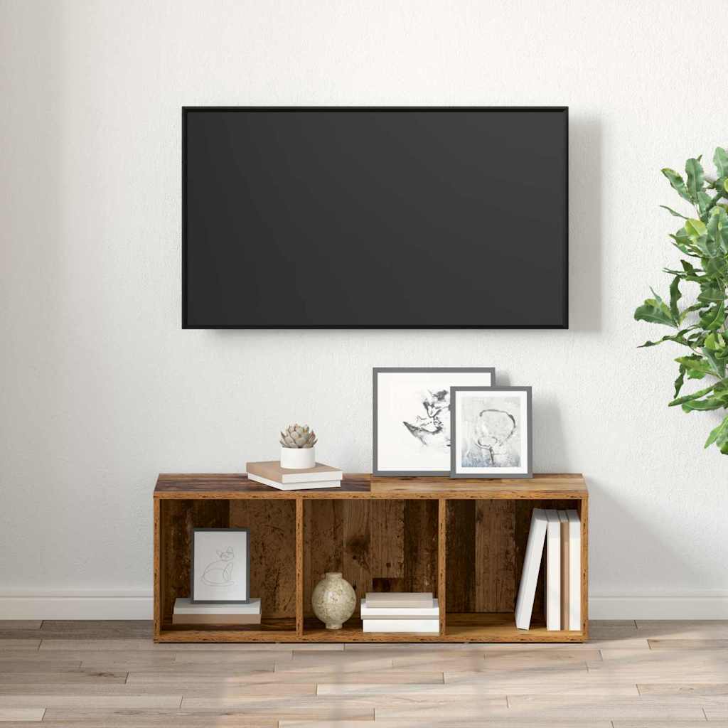 TV szekrény garnitúra 72 x 35 x 37 cm Barna Szerelt Fa