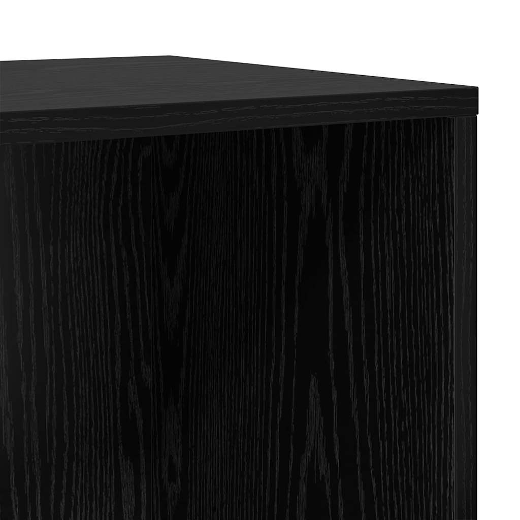 TV szekrény garnitúra 72 x 35 x 37 cm Fekete Szerelt Fa