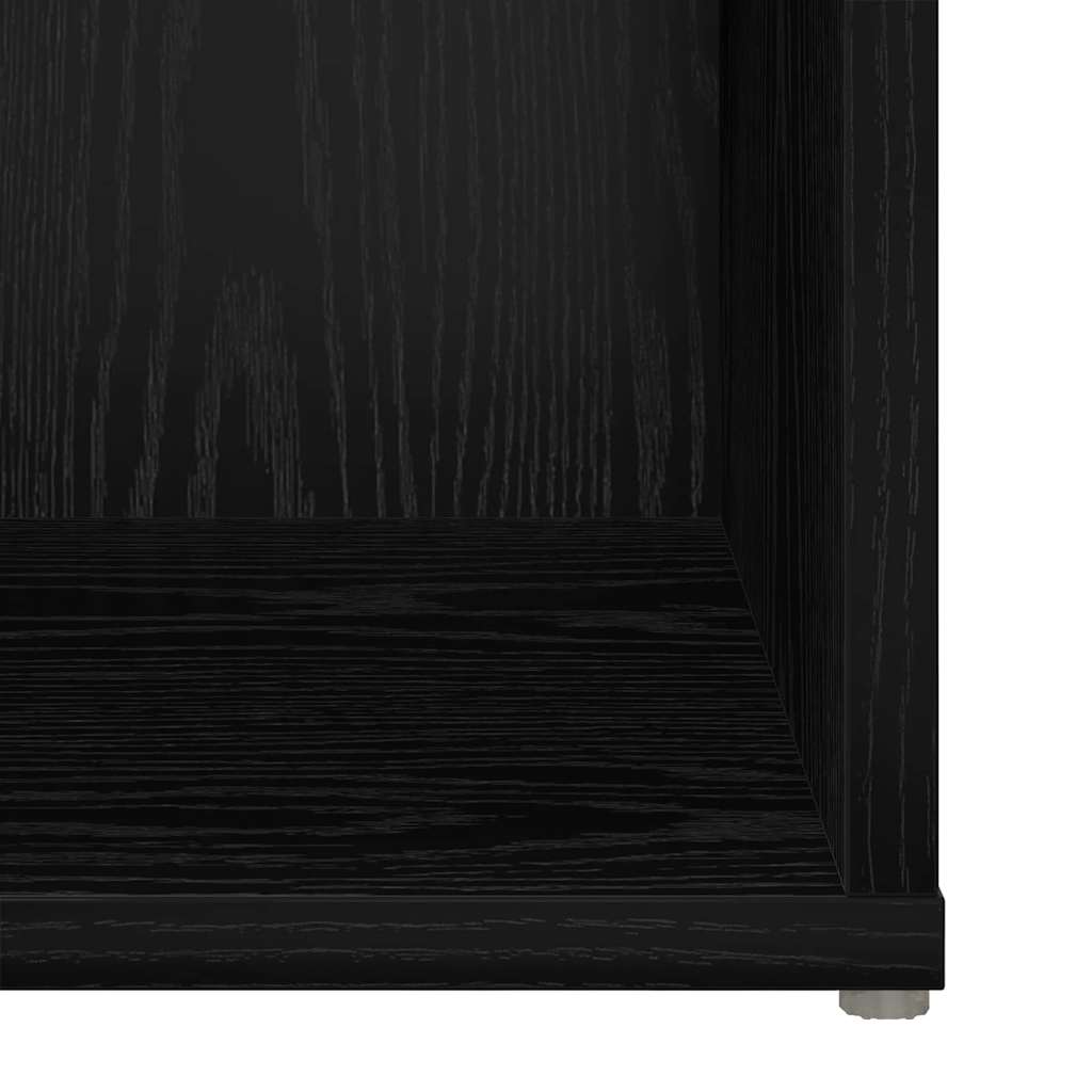TV szekrény garnitúra 72 x 35 x 37 cm Fekete Szerelt Fa