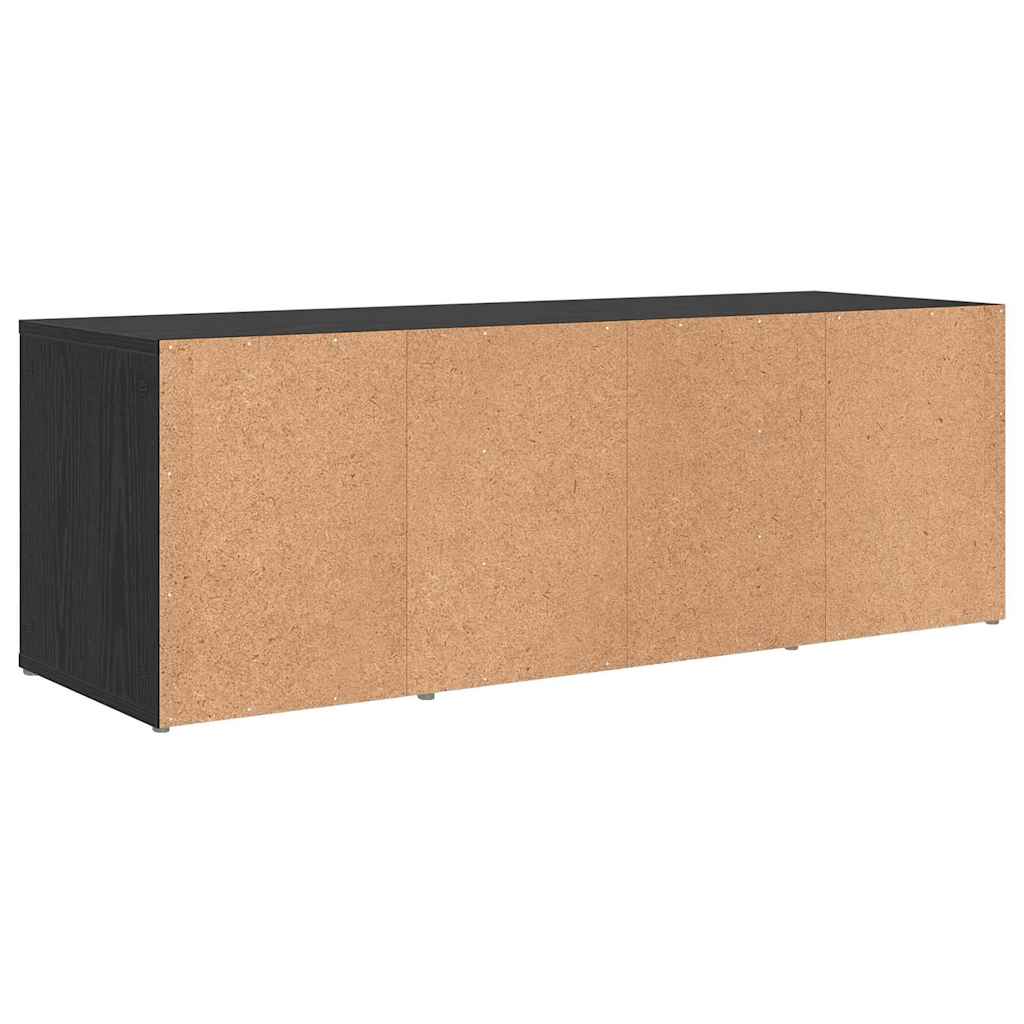 TV szekrény garnitúra 72 x 35 x 37 cm Fekete Szerelt Fa