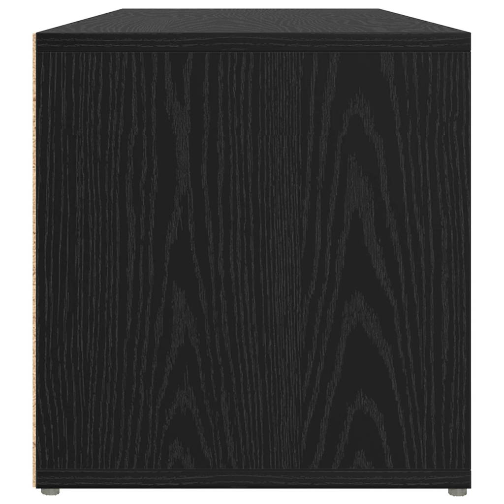 TV szekrény garnitúra 72 x 35 x 37 cm Fekete Szerelt Fa