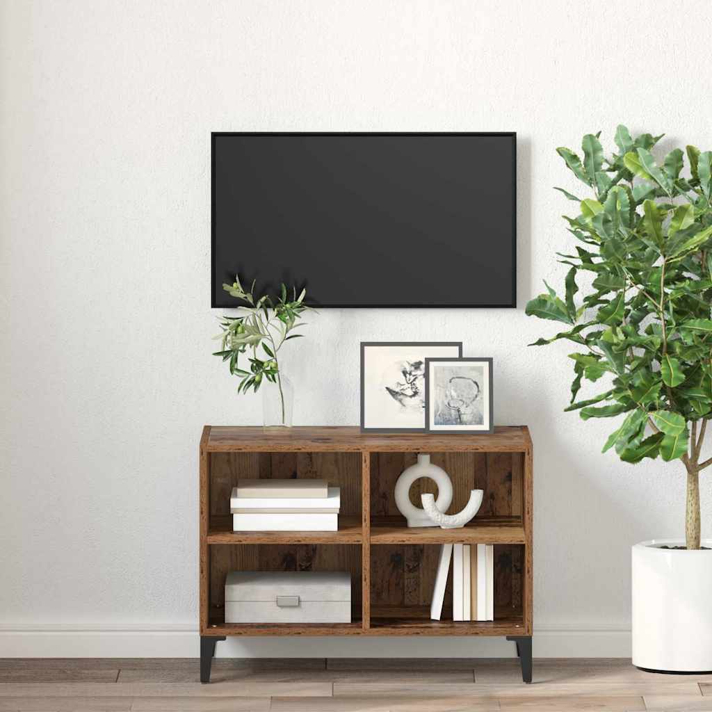 TV szekrény garnitúra Falra szerelhető Barna Mérnöki fa
