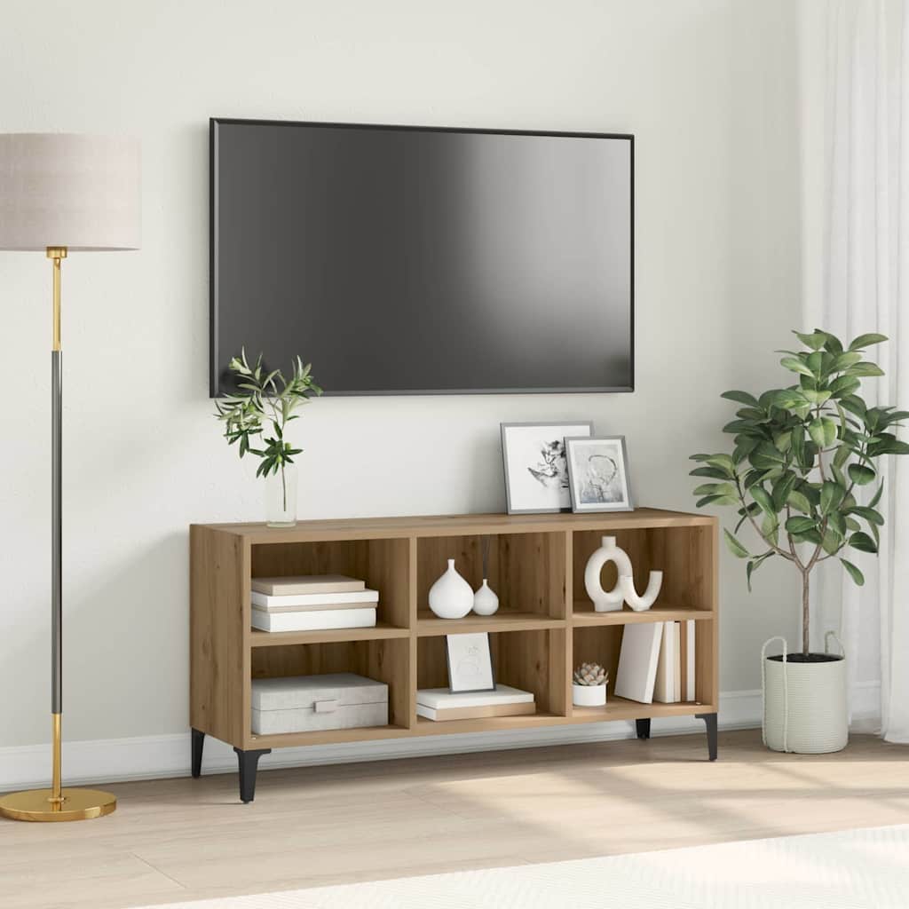 TV szekrény garnitúra 103,5 x 30 x 50 cm Barna Mérnöki fa