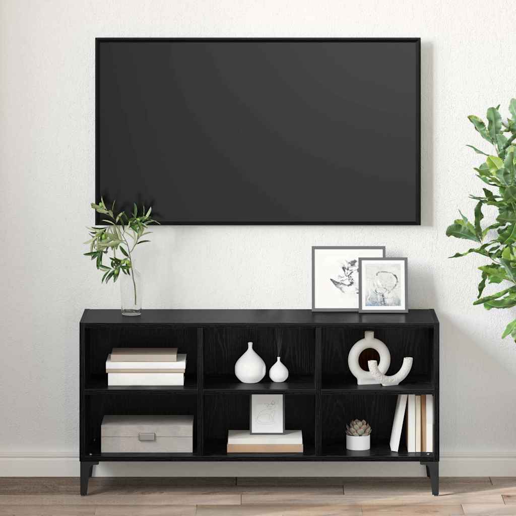 TV szekrény garnitúra Fekete 103,5 x 30 x 50 cm Mérnöki fa