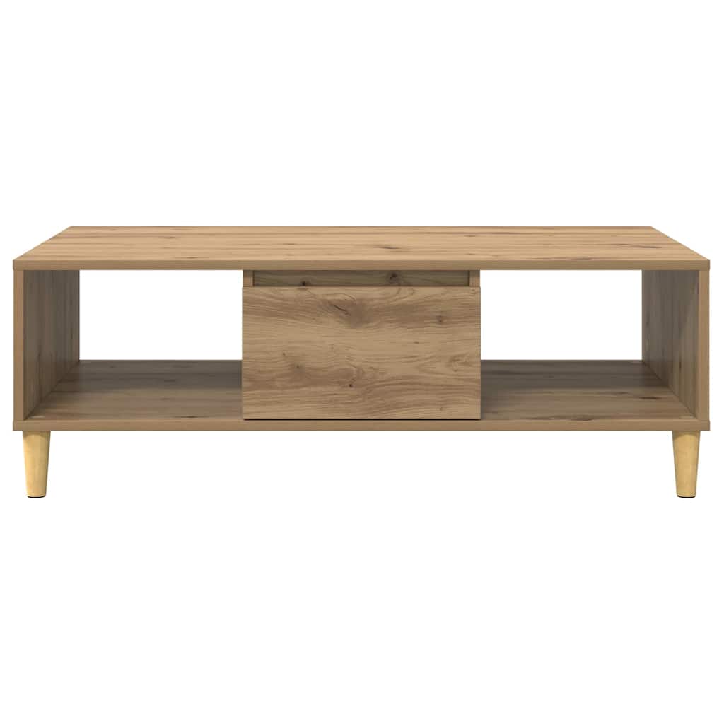 Dohányzóasztal Artisan tölgy 102 x 55 x 35 cm Szerelt Fa