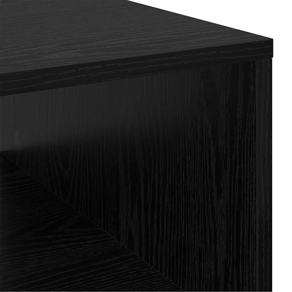 Dohányzóasztal Fekete tölgy 102 x 55 x 35 cm Szerelt Fa