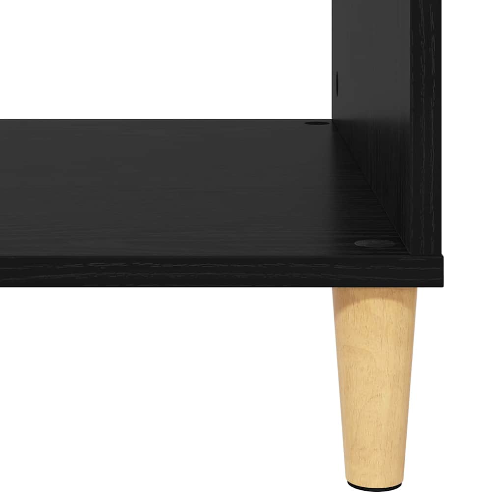 Dohányzóasztal Fekete tölgy 102 x 55 x 35 cm Szerelt Fa